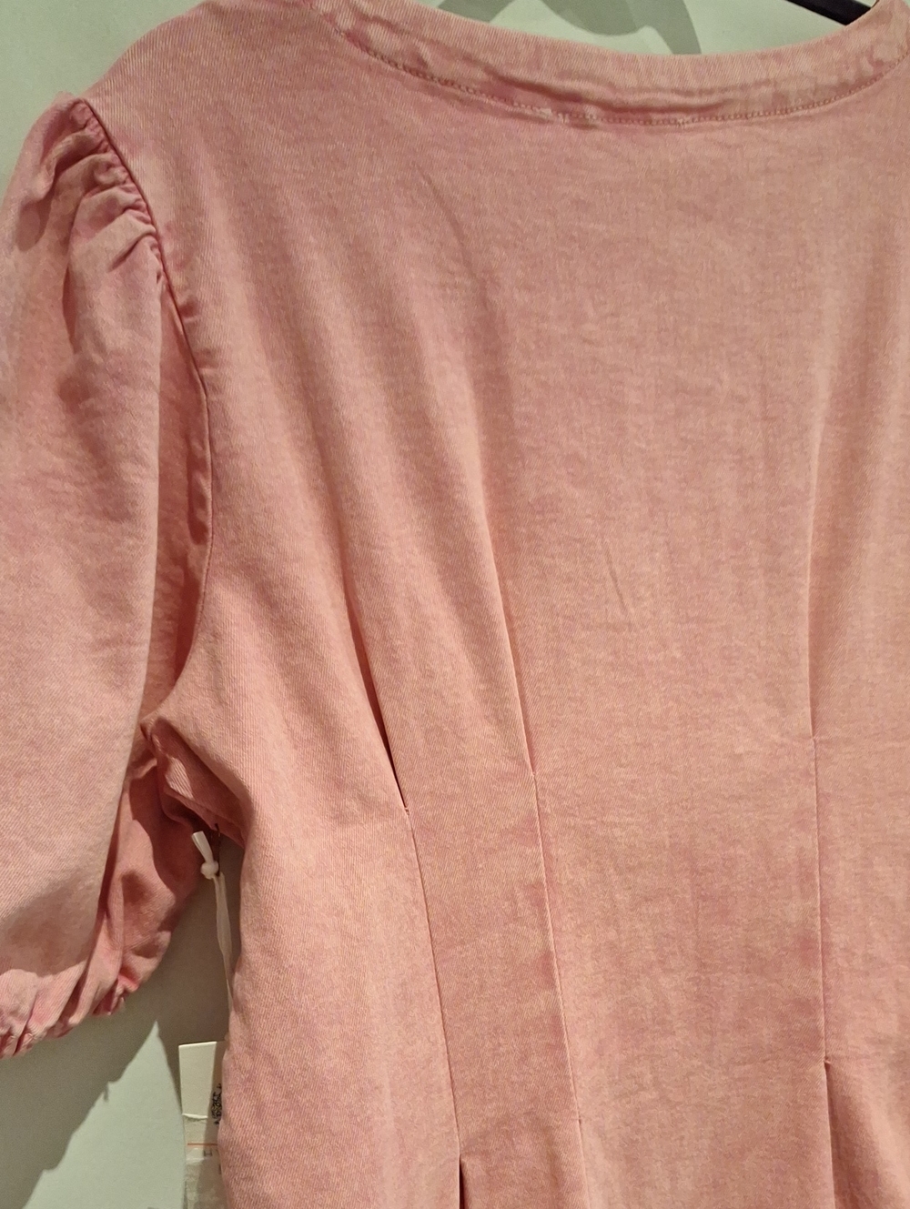 Hyacinth House Tuckernut Madeline Pink Denim Midi Dress - Picture 11 of 14
